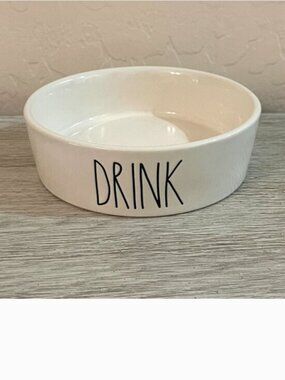 New Rae Dunn Drink Water Food Dish Pets Cats Dogs Artisan Collection